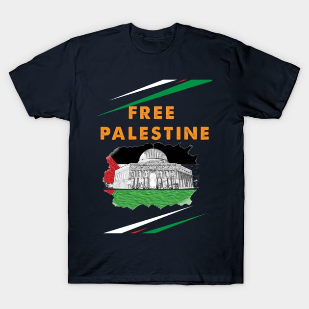 Free Palestine T-Shirt by ZUNAIRA